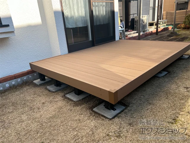 神奈川県横浜市のYKKAPのウッドデッキ リウッドデッキ 200 施工例