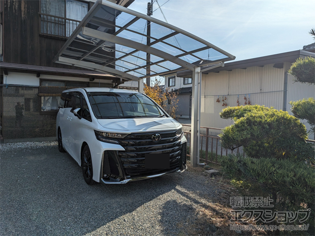 滋賀県守山市ののカーポート プレシオスポート 積雪〜20cm対応 施工例