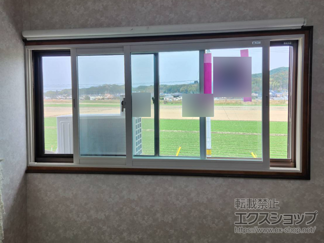 福岡県嘉麻市のの二重窓（内窓） インプラス 引違い窓 2枚建 施工例