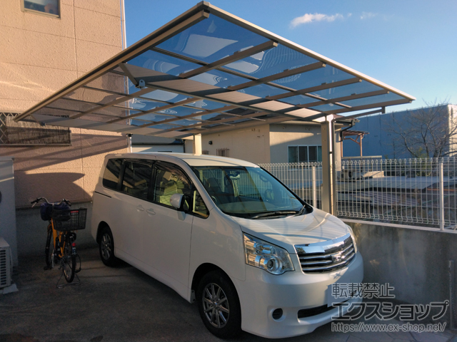 大阪府池田市ののカーポート ソリッドポート 積雪〜20cm対応 施工例