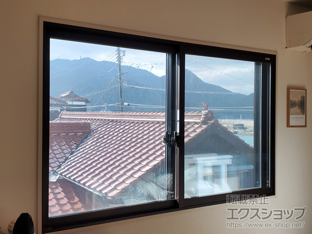 山口県萩市のの二重窓（内窓） インプラス 引違い窓 2枚建 施工例