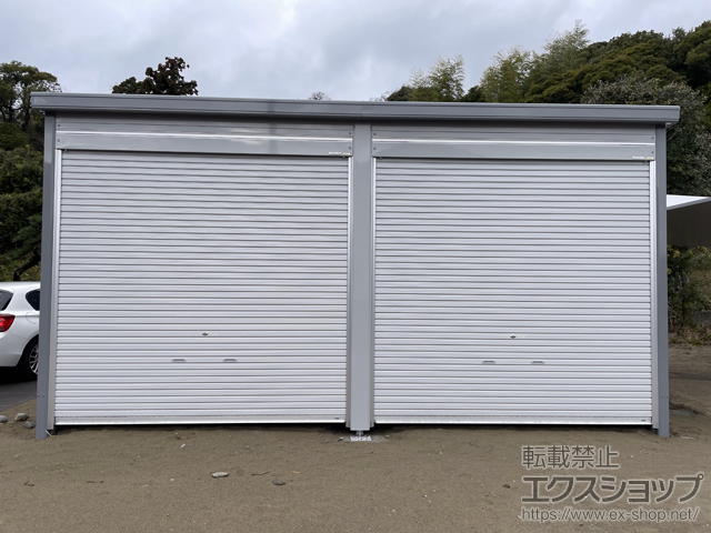 静岡県御前崎市のの物置・屋外倉庫 GRN-3162JL-2-SG ガレーディア 一般型 6260×6275×2960 ジャンボ GRN-3162JL-2 施工例