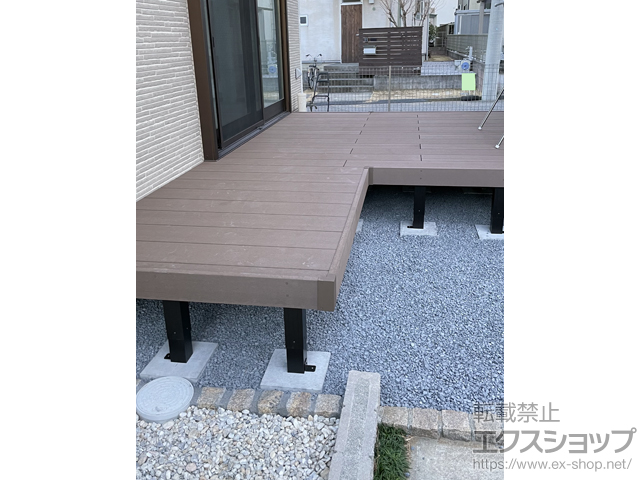 千葉県市原市ののウッドデッキ リウッドデッキ 200 施工例
