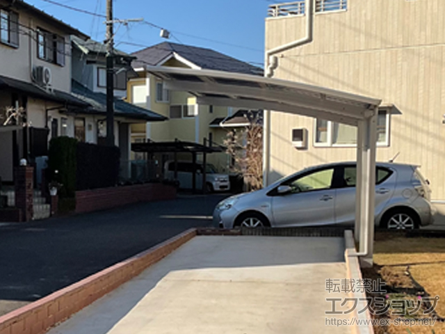茨城県守谷市ののカーポート プレシオスポート 積雪〜20cm対応 施工例