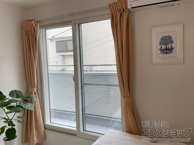 神奈川県横浜市のの二重窓（内窓） インプラス 引違い窓 2枚建 施工例