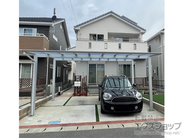 千葉県印西市のValue Selectのカーポート ソリッドポート ワイド 積雪〜20cm対応 施工例