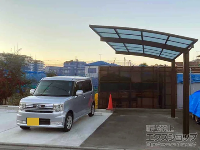 神奈川県川崎市ののカーポート アリュース 積雪〜20cm対応 施工例