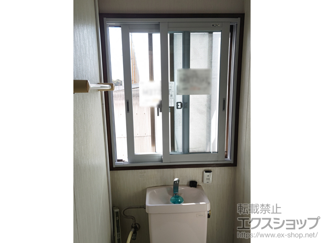 福岡県北九州市のの二重窓（内窓） インプラス 引違い窓 2枚建 施工例