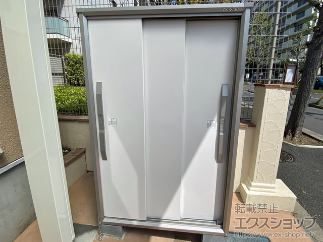 東京都江戸川区のの物置・屋外倉庫 エスモ 一般型 1065×774×1613 ESF-1007D-TW 施工例
