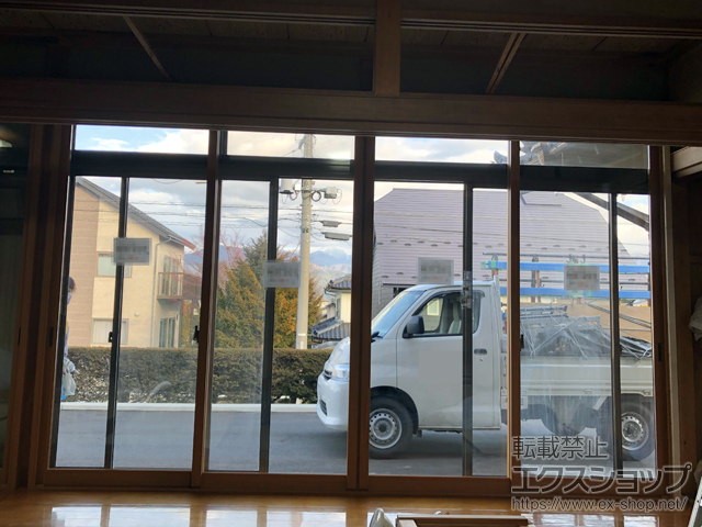 長野県駒ヶ根市のの二重窓（内窓） インプラス 引違い窓 4枚建 施工例