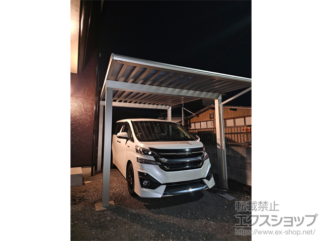 東京都あきる野市ののカーポート エフルージュ ワン50 積雪〜50cm対応 施工例