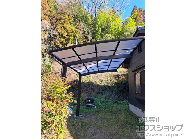 愛媛県伊予市ののカーポート アリュース　積雪〜20cm対応 施工例