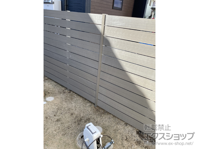 埼玉県所沢市ののフェンス・柵 プラド/one ジョイントあり 隙間10mm H1800・H1520 施工例
