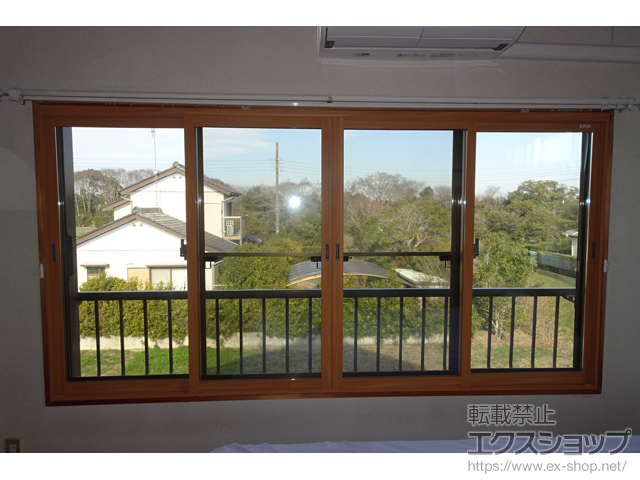 千葉県山武市のの二重窓（内窓） インプラス 引違い窓 4枚建 施工例