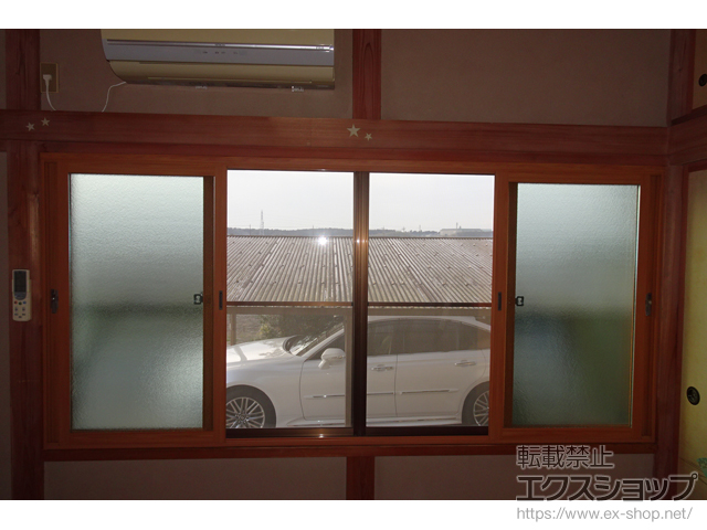 千葉県山武市のの二重窓（内窓） インプラス 引違い窓 4枚建 施工例