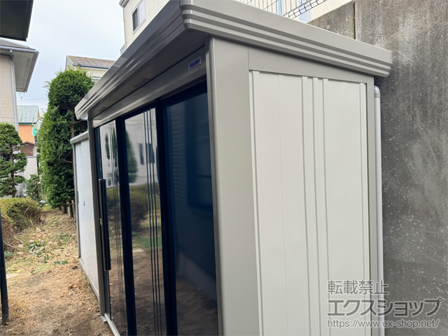 福島県いわき市のの物置・屋外倉庫 Mr.ストックマンダンディ 一般型 2532×890×2110 ND-2508-D 施工例