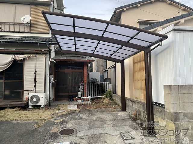 鹿児島県鹿児島市ののカーポート プレシオスポート 積雪〜20cm対応 施工例