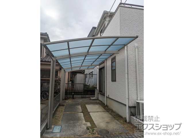 埼玉県さいたま市ののカーポート アリュース 延長　積雪〜20cm対応 施工例