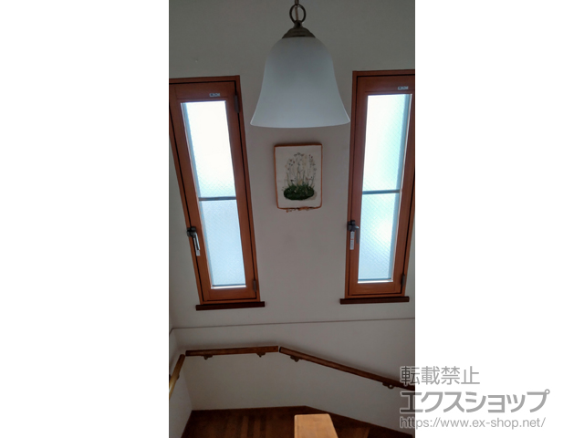 東京都練馬区のの二重窓（内窓） インプラス 開き窓 外観左吊元 施工例