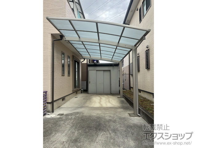 神奈川県伊勢原市ののカーポート アリュース　積雪〜20cm対応 施工例