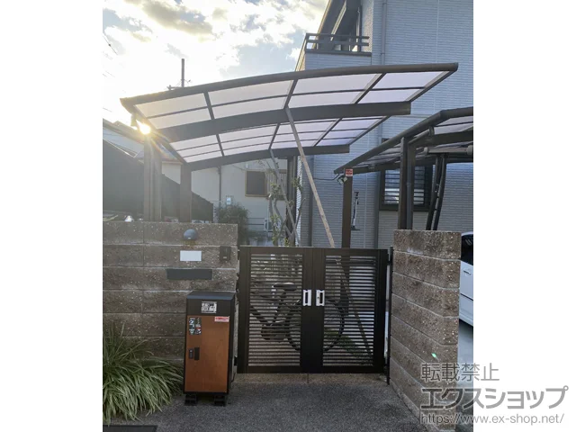 大阪府羽曳野市のValue Selectのカーポート プレシオスポート 積雪〜20cm対応 施工例