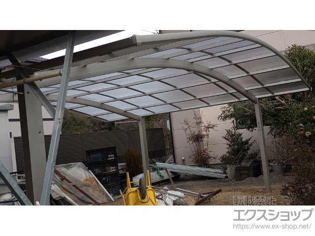 三重県志摩市ののカーポート アリュース ツイン　積雪〜20cm対応 施工例