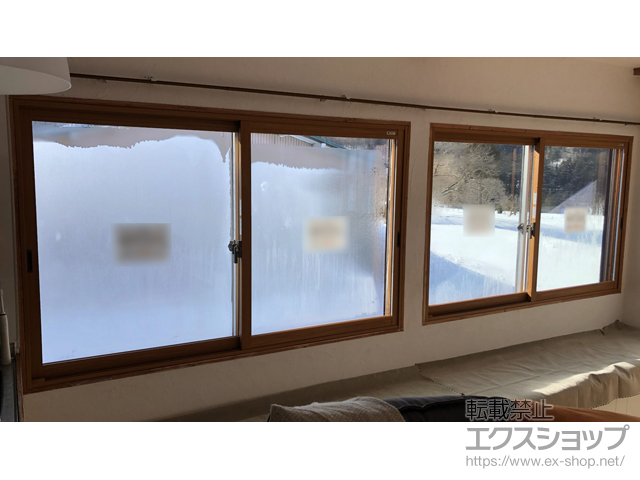 秋田県北秋田市のの二重窓（内窓） インプラス 引違い窓 2枚建 施工例