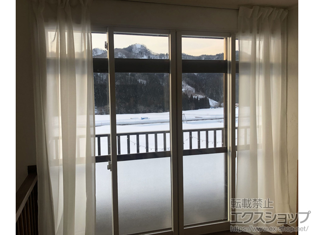 秋田県北秋田市のの二重窓（内窓） インプラス 引違い窓 2枚建 施工例