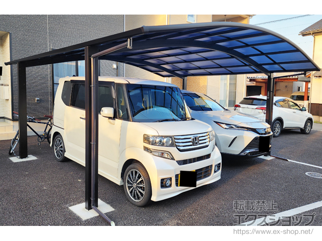 長野県長野市ののカーポート アリュース ツイン　積雪〜20cm対応 施工例