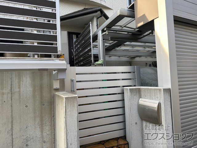 東京都板橋区のの門扉 レナード3型 袖扉なしタイプ 施工例