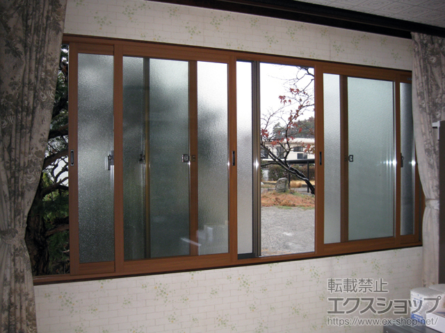 長野県松本市のの二重窓（内窓） インプラス 引違い窓 4枚建 施工例