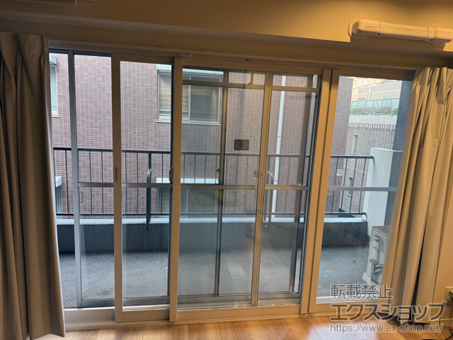 東京都渋谷区のLIXIL リクシル（トステム）の二重窓（内窓） インプラス 引違い窓 3枚建（外内内仕様） 施工例