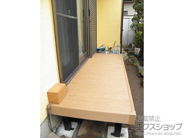 東京都日野市ののウッドデッキ リウッドデッキ 200 EG 施工例