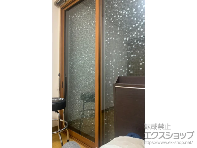 岡山県倉敷市のLIXIL リクシル（トステム）の内窓（二重窓・二重サッシ） インプラス 引違い窓 2枚建 施工例