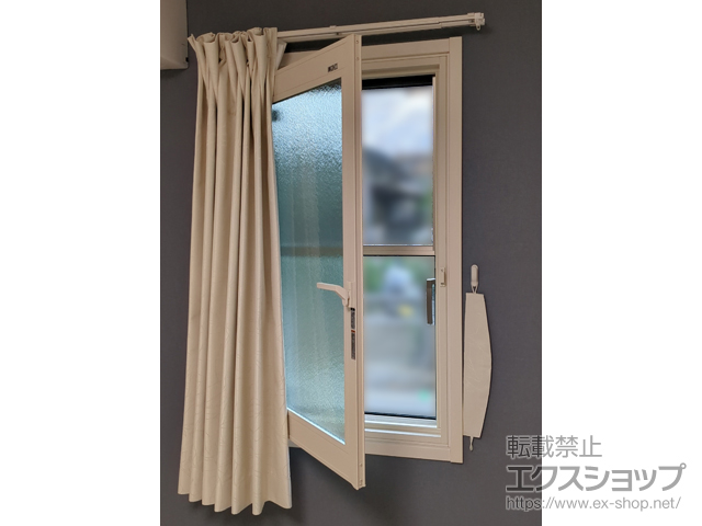神奈川県横浜市のの二重窓（内窓） インプラス 開き窓 外観右吊元 施工例