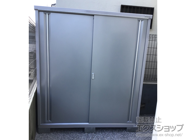 東京都中野区のの物置・屋外倉庫 シンプリー 一般型 1740×615×1903 MJX-176E-P-PS 施工例