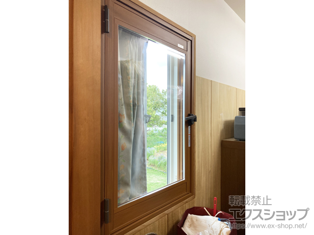 愛知県大府市のの二重窓（内窓） インプラス 開き窓 外観右吊元 施工例