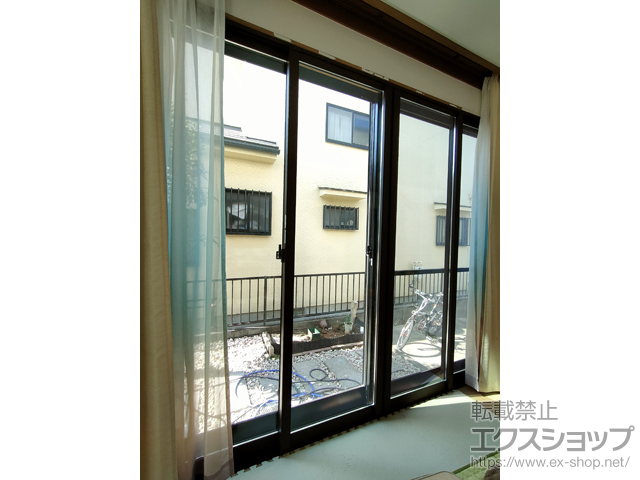埼玉県坂戸市のの二重窓（内窓） インプラス 引違い窓 4枚建 施工例