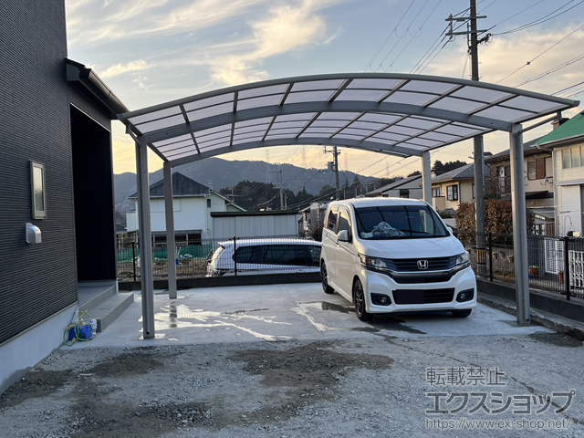 大阪府豊能郡豊能町ののカーポート アリュース ツイン　積雪〜20cm対応 施工例