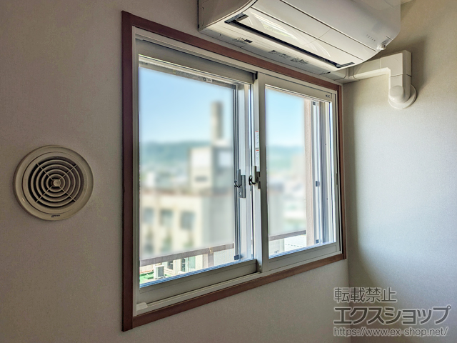 兵庫県西宮市のの二重窓（内窓） インプラス 引違い窓 2枚建 施工例