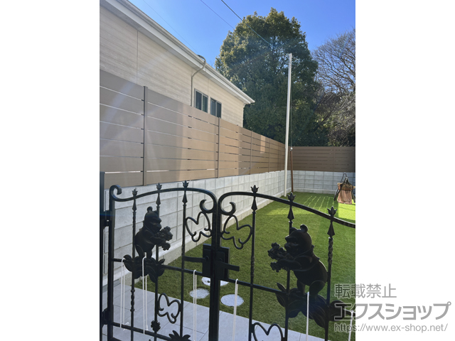 千葉県千葉市ののフェンス・柵 プラド/one(ワン)フェンス ジョイントあり仕様 施工例