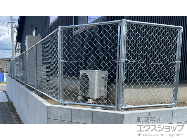 福島県須賀川市ののフェンス・柵 PCフェンス A1200 施工例