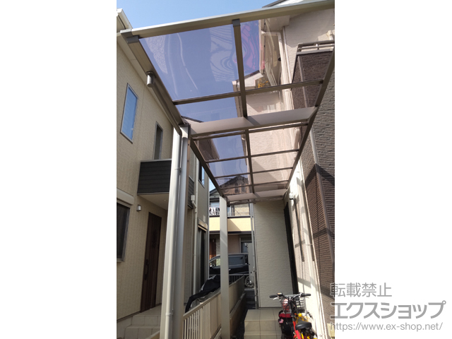 千葉県市川市ののサイクルポート・駐輪場 ネスカFミニ (フラットスタイル) 積雪〜20cm対応 施工例