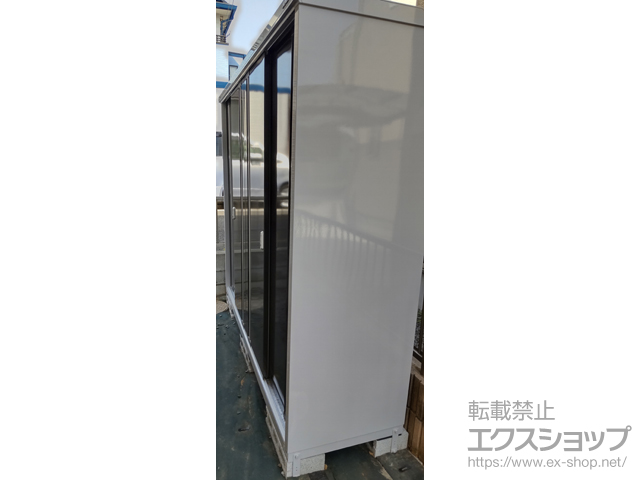 千葉県市川市のの物置・屋外倉庫 シンプリー 一般型 2160×615×1903 MJX-216E-P-EB 施工例