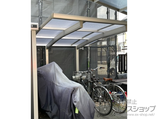 静岡県静岡市ののサイクルポート・駐輪場 プレシオスポート ミニ 積雪〜20cm対応 施工例