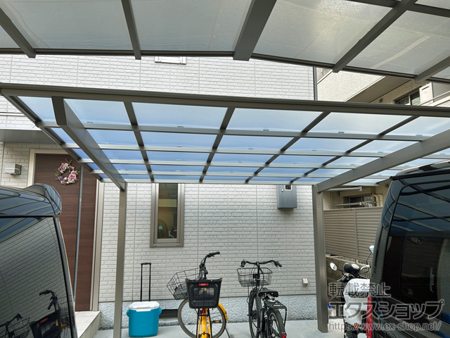 大阪府大阪市ののカーポート ソリッドポート 積雪〜20cm対応 施工例