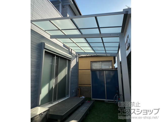 大阪府八尾市ののカーポート エフルージュ FIRST　積雪〜20cm対応 施工例