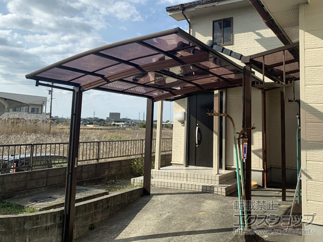 鹿児島県薩摩川内市ののカーポート アリュース　積雪〜20cm対応 施工例