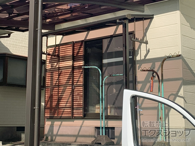 鹿児島県薩摩川内市ののテラス屋根 ソラリア F型 テラスタイプ 単体 積雪〜20cm対応 施工例