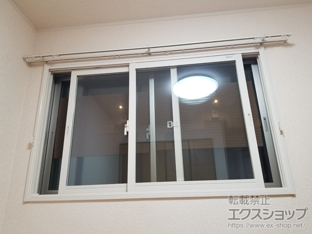 神奈川県横浜市のの二重窓（内窓） インプラス 引違い窓 2枚建 施工例